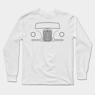 Riley Pathfinder classic 1950s British car black outline graphic Long Sleeve T-Shirt